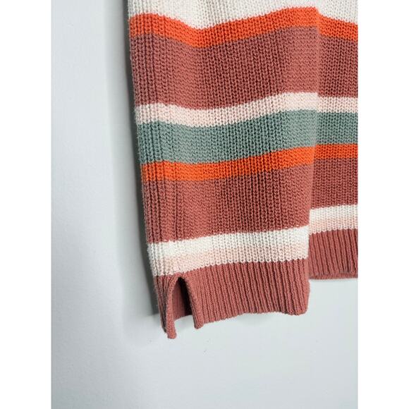 Madewell Grandfield Striped Knit Sweater Tank Top Size Medium Tie Strap - Picture 9 of 10